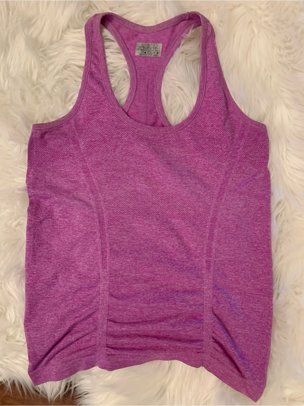 Athleta Fast Track Tank Purple Raspberry Top Medium Activewear Workout
